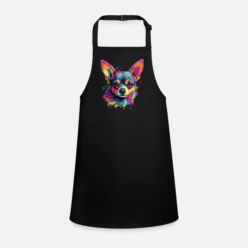 Chihuahua | Abstrakte Malerei | Farbe | Niedlicher Schürze für Kinder