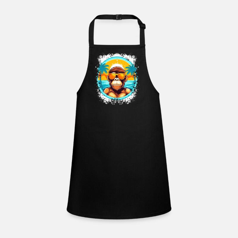 Monkey Beach Escape: Stand Out this Summer Children's Apron