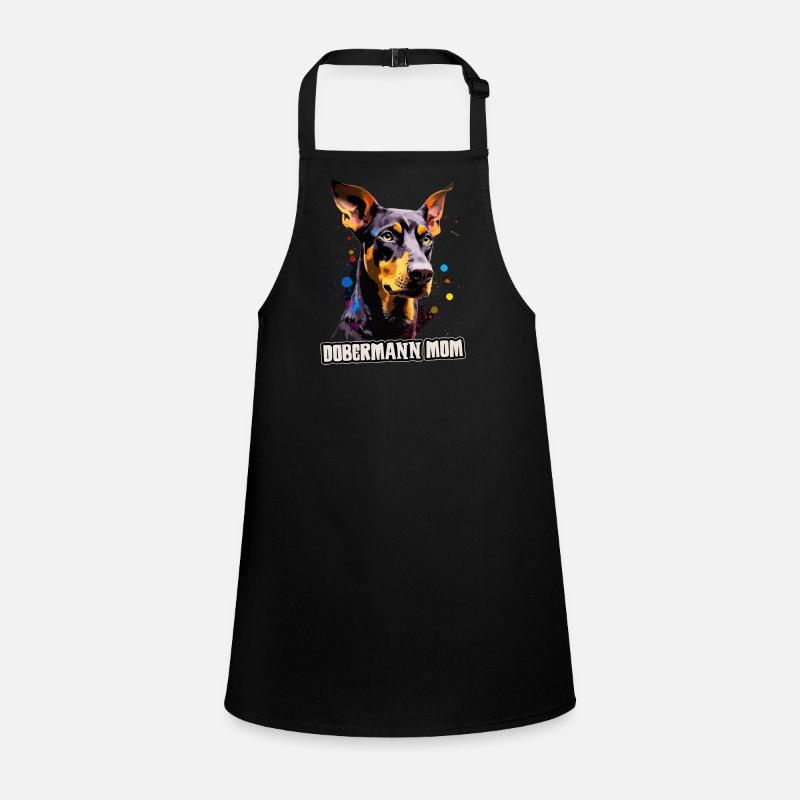 Doberman Dog Gift Saying Children's Apron