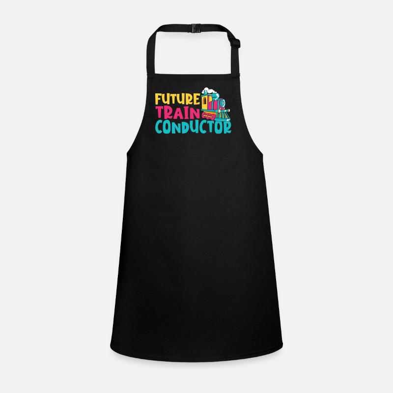 Railroad Lover Future Train Conductor Children's Apron