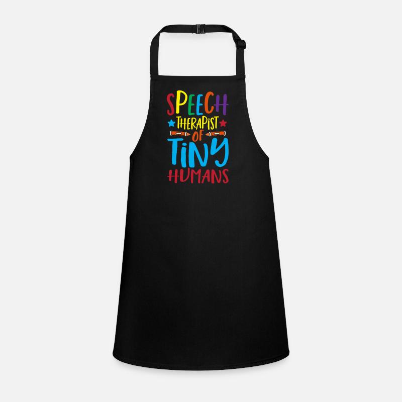 Speech Therapist Of Tiny Humans Speech Pathology Children's Apron