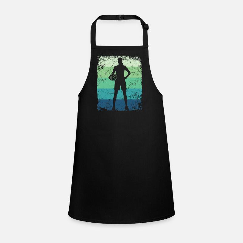 Volleyball Player Retro Beach Volleyball Children's Apron