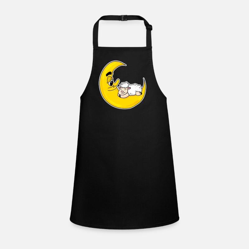 sleeping sheep on the moon Children's Apron