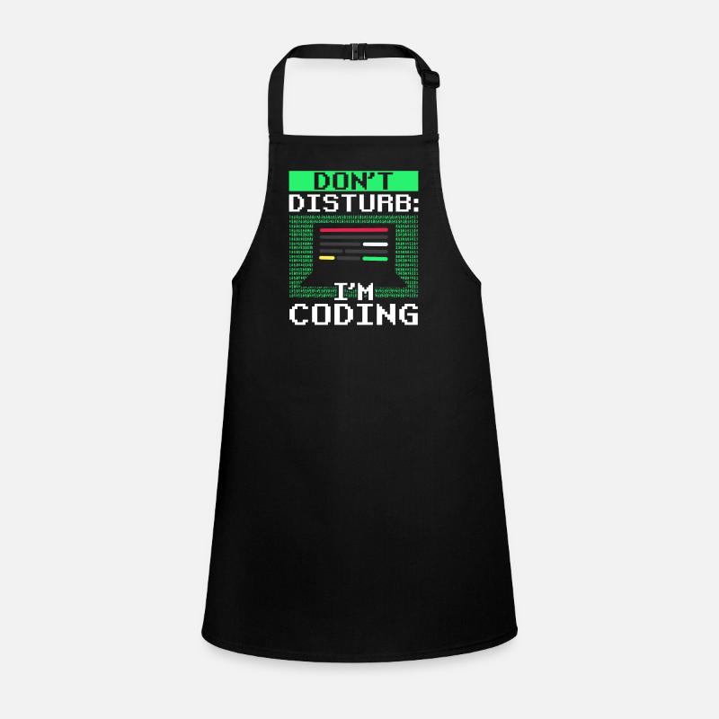 Ne vous embêtez pas: je programme Coding Coder Tablier Enfant