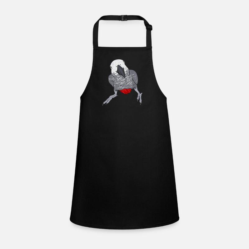 Graupapagei African Grey Parrot Papagei Children's Apron