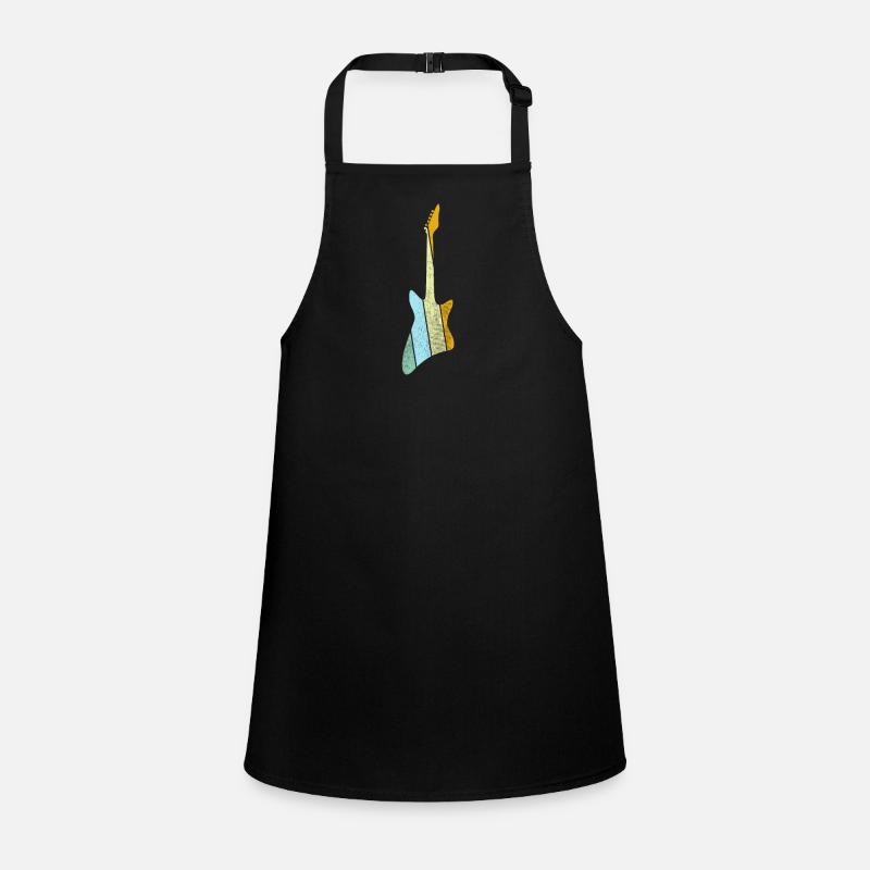 E Gitarre Retro Schürze für Kinder
