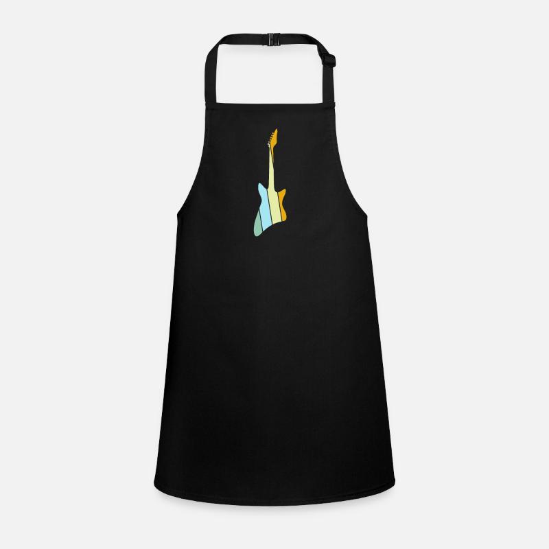 E Gitarre Retro Schürze für Kinder
