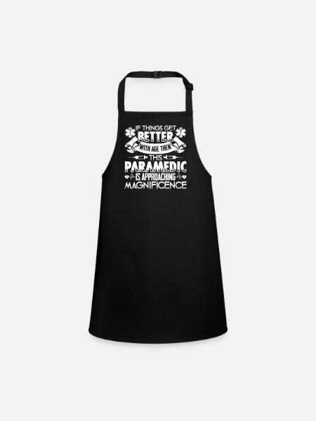 Paramedic Paramedic Approaching Magnificence - Children's Apron - black - Front