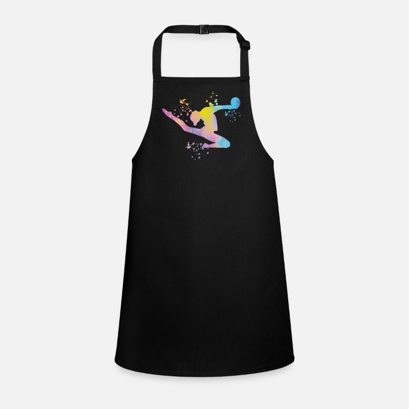 Gymnast with ball rhythmic gymnastics Children's Apron