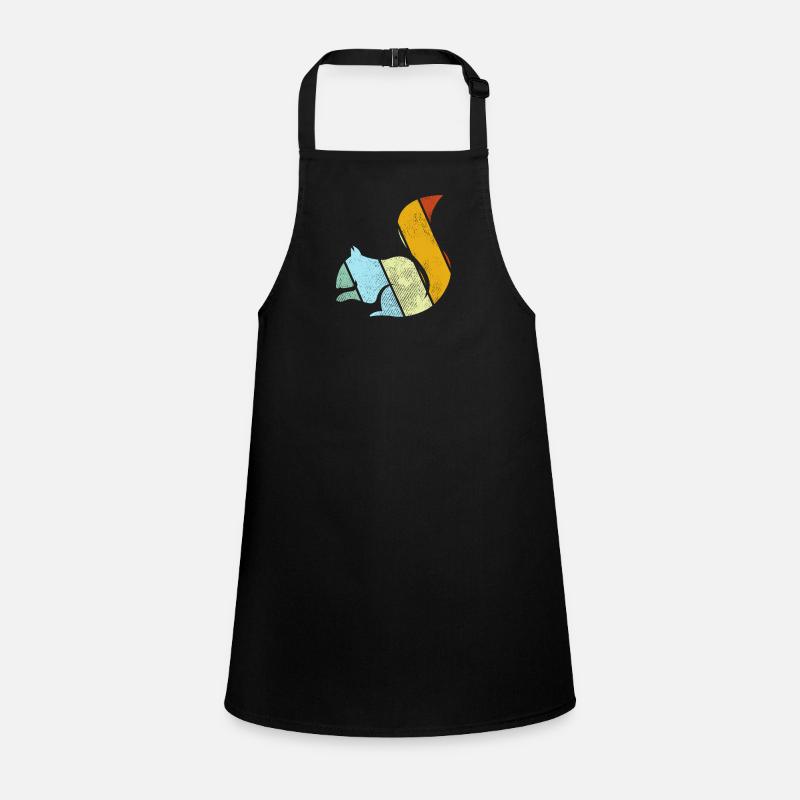 Squirrel Retro Children's Apron