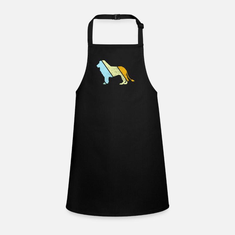 Löwe retro Schürze für Kinder