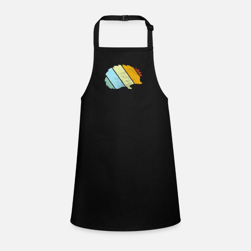 Igel Retro Schürze für Kinder