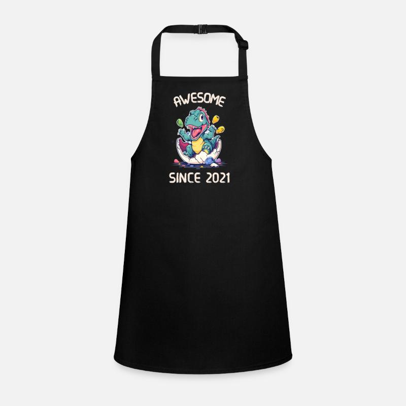 Kids Dinos Birthday Party | Awesome since 2021 Children's Apron