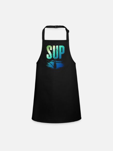 SUP - Schürze für Kinder - Schwarz - Vorne