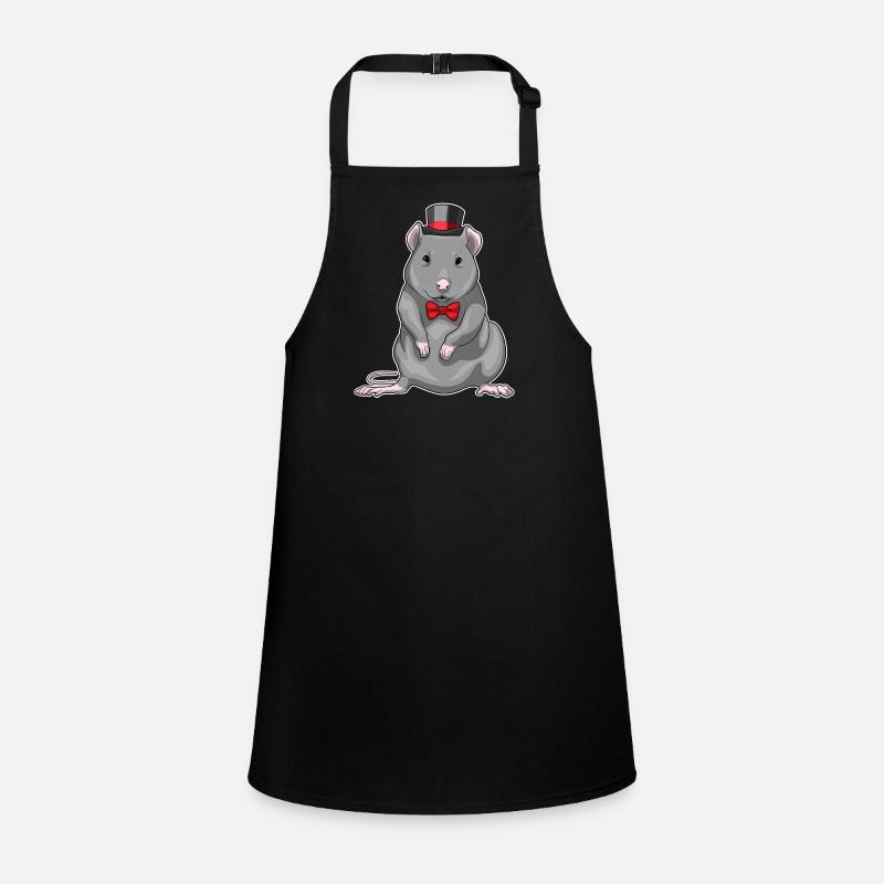 Mariage du marié Rat Hat Top Hat Tablier Enfant
