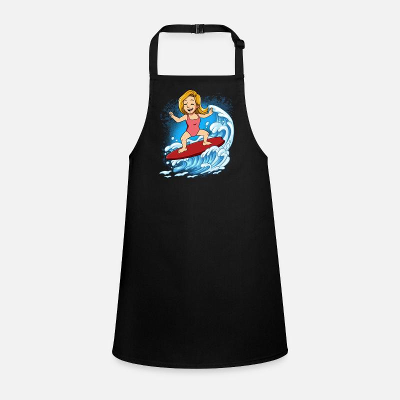 Wave surfers Surfers Surfers Children's Apron