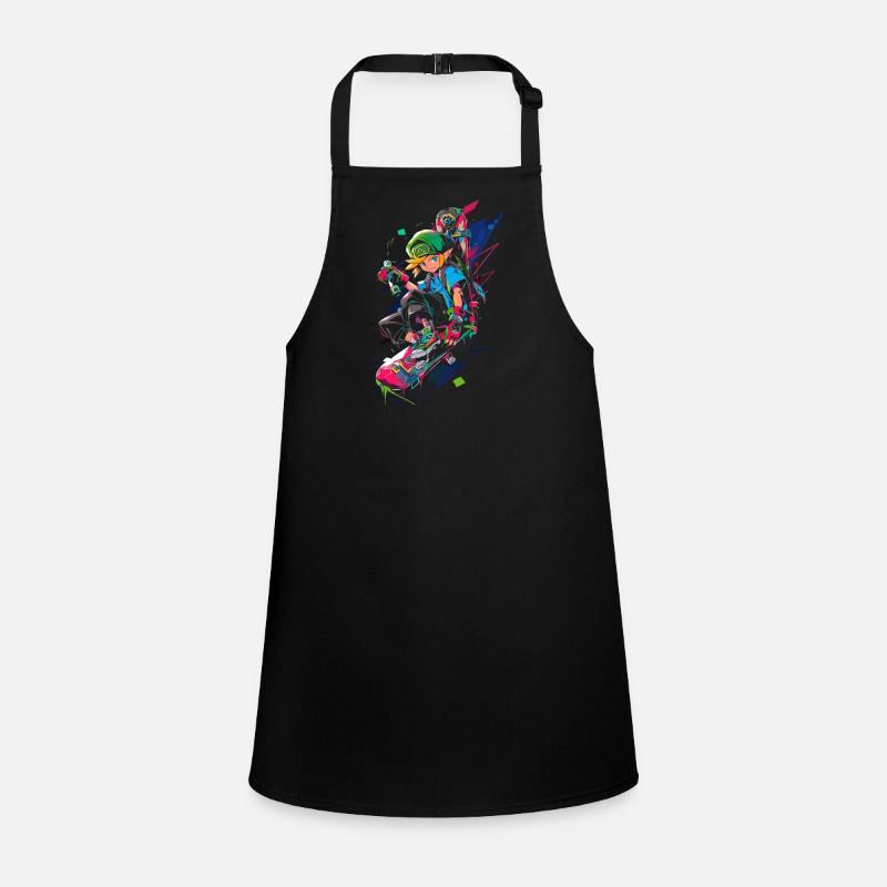 Legendary Forest Boy: Cool Boarder Gaming Design Children's Apron