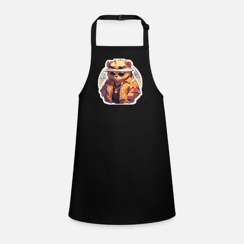 Bear Bears Fat Bear Bears Daddy Children's Apron