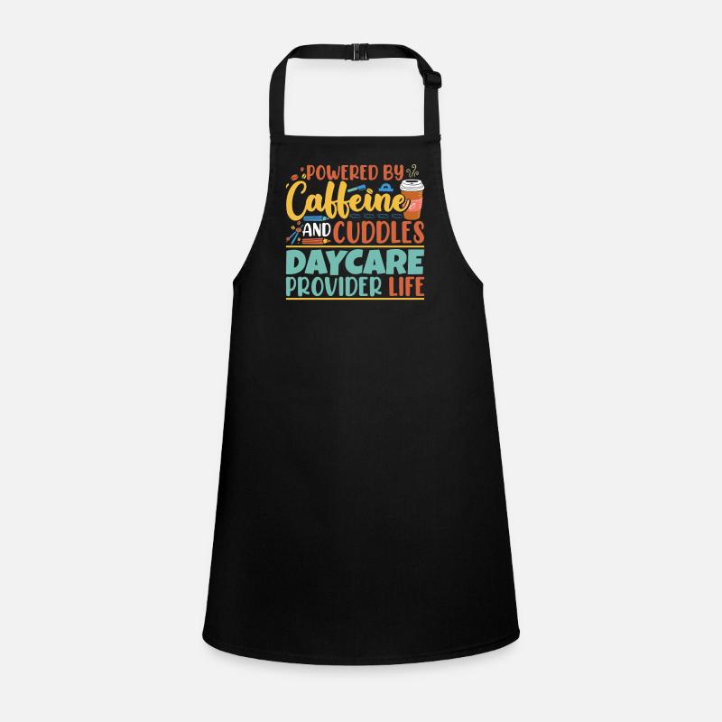 Powered By Caffeine And Cuddles Children's Apron