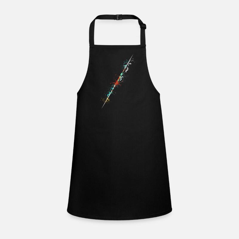 Splash javelin thrower design for Javelinist spear Children's Apron