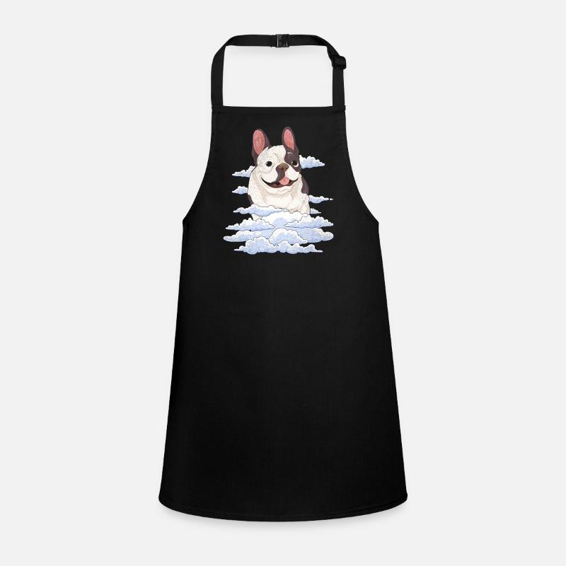 Frenchie Gift Clouds French Bulldog Children's Apron
