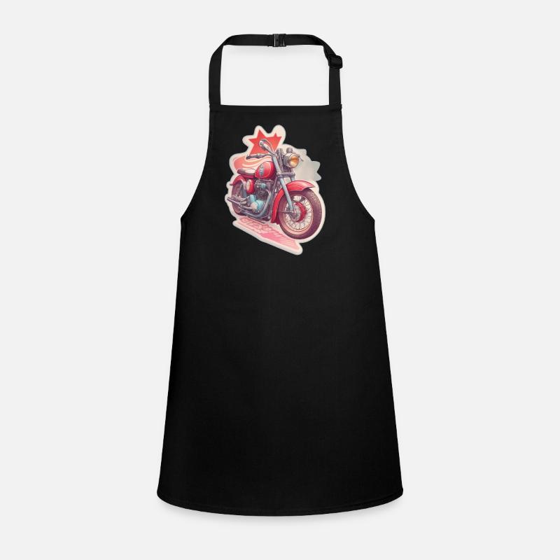 Motorcycle Design Children's Apron