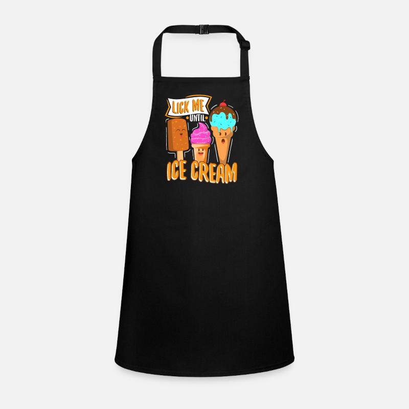 Léchez-moi jusqu’à la crème glacée Tablier Enfant
