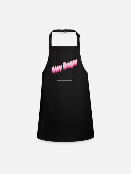 Hey Sugar - Children's Apron - black - Front