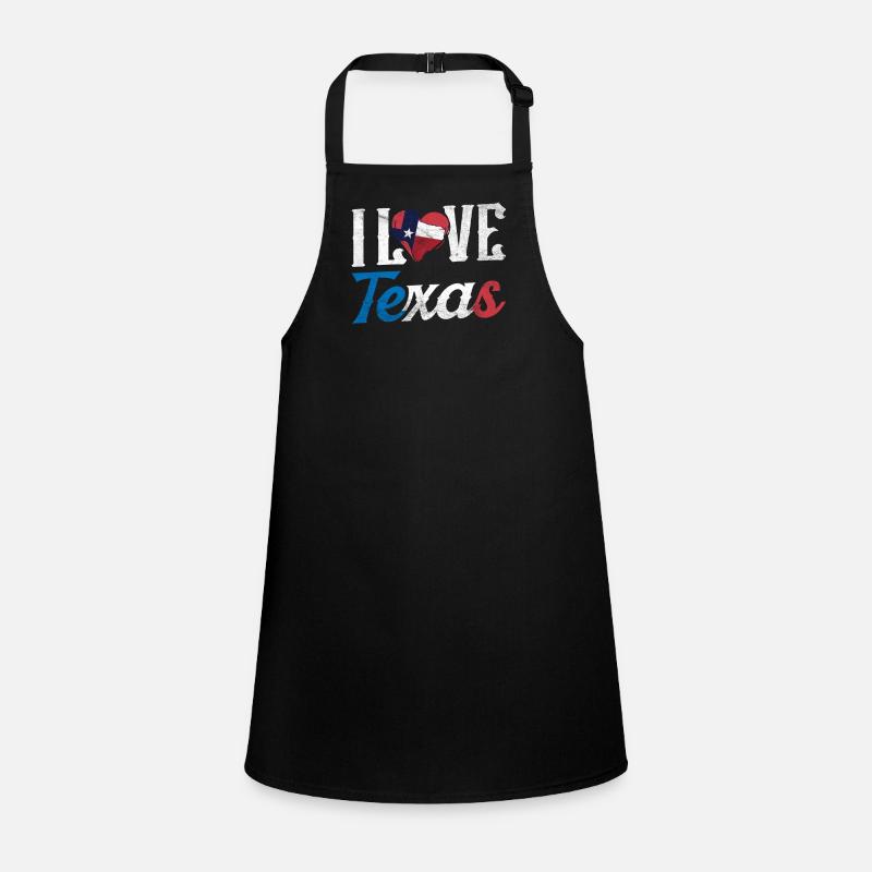 I love Texas sayings Texan Texan pride Children's Apron
