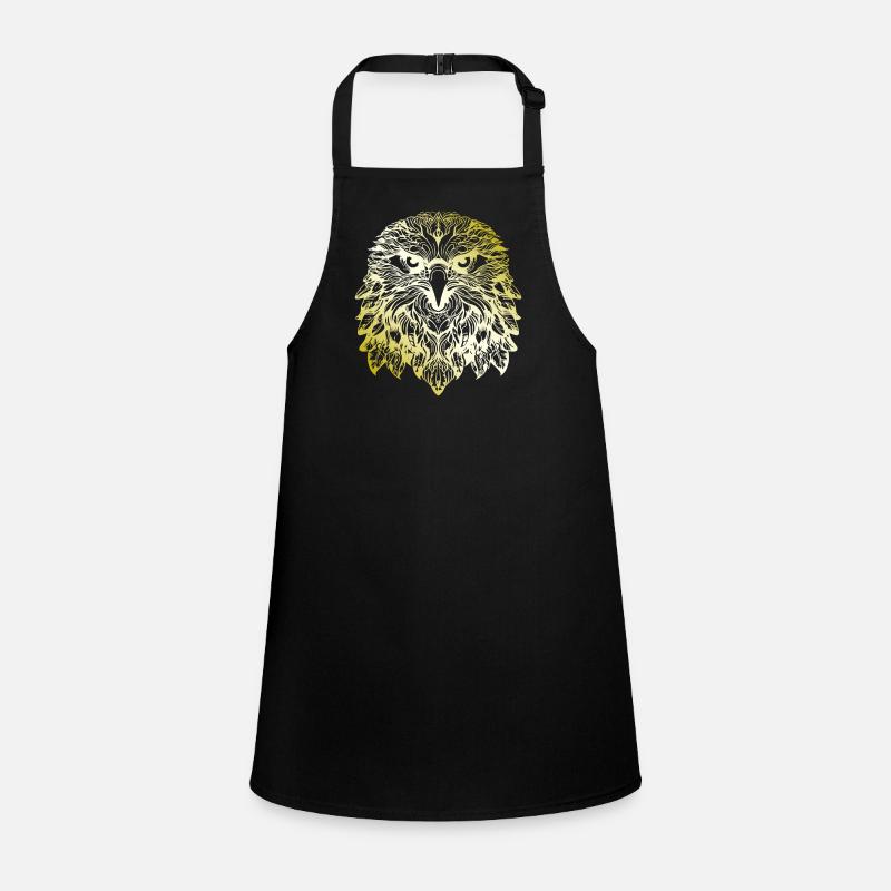 Eagle Mandala gold Children's Apron