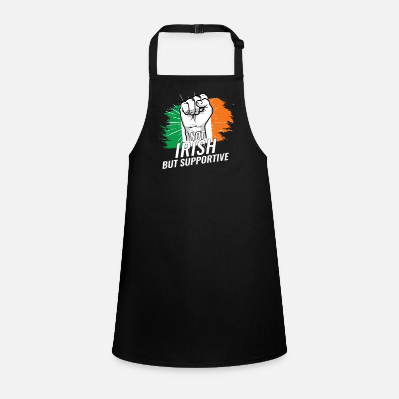 Not Irish But Supportive Ireland Flag Country Children's Apron