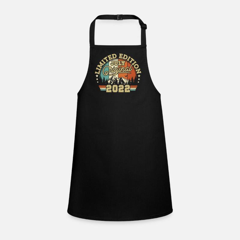 Gift Birthday Vintage July 2022 1 Year Children's Apron