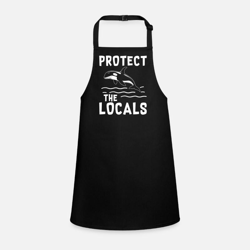 Orca Killer Whale Protection Marine Conservationist Children's Apron