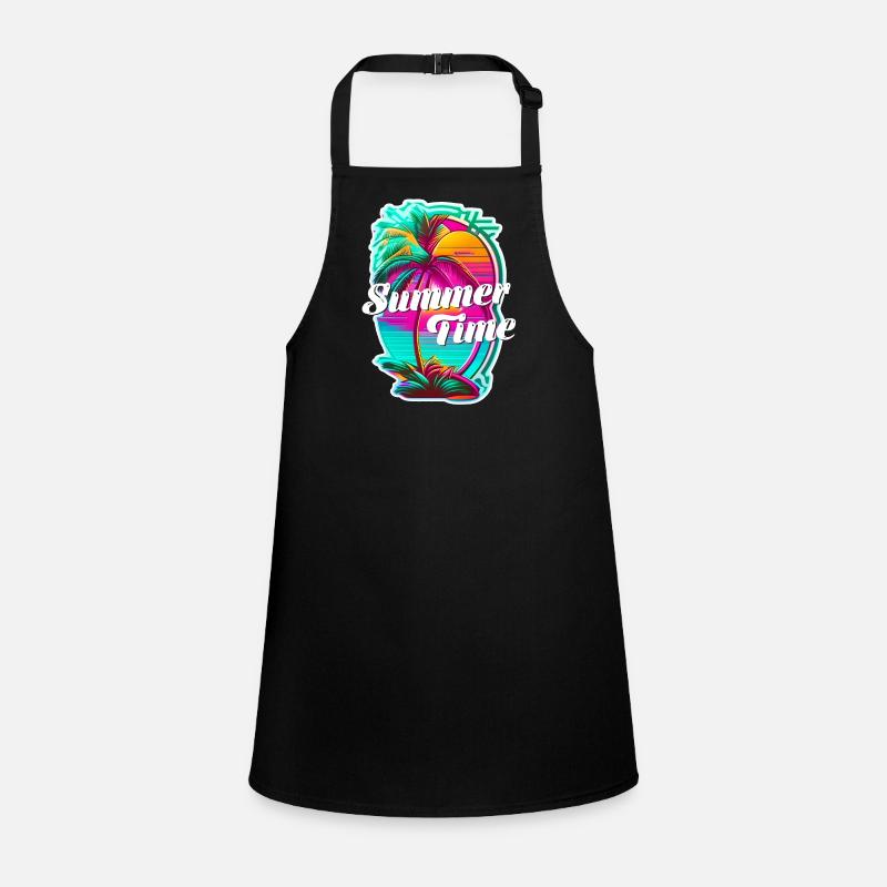 Sommerzeit - Strand und Sommer Schürze für Kinder