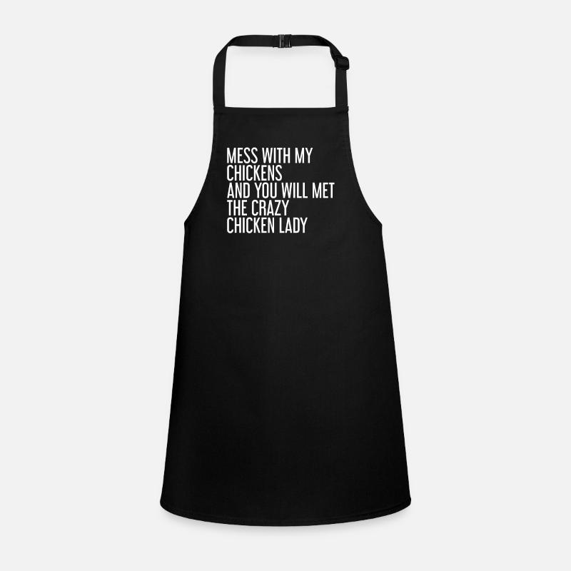 Lie down with my chickens Children's Apron