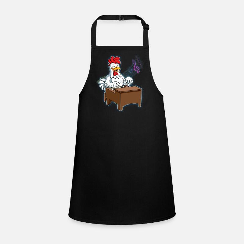Joueur de piano de poulet Tablier Enfant