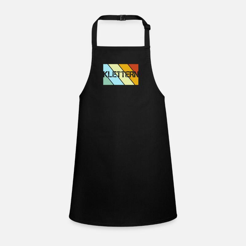 Klettern Retro Schürze für Kinder