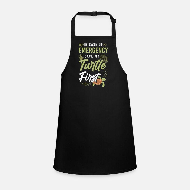 Tortue de mer en cas de Tablier Enfant