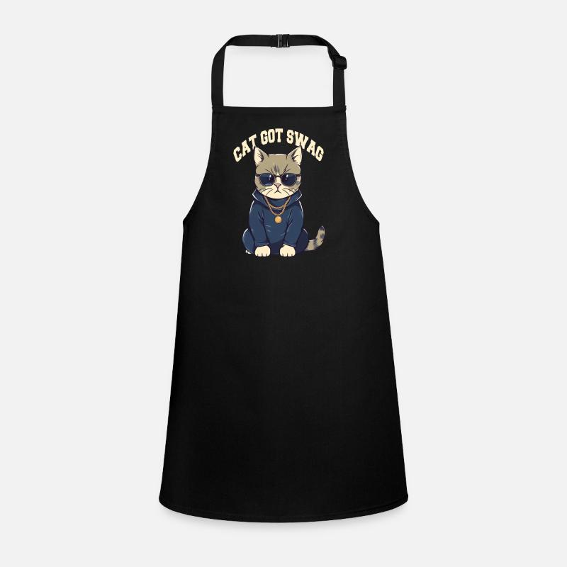 Got Swag Cat with Sunglasses Children's Apron