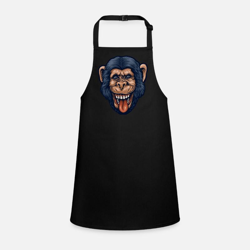 Chimp head Children's Apron