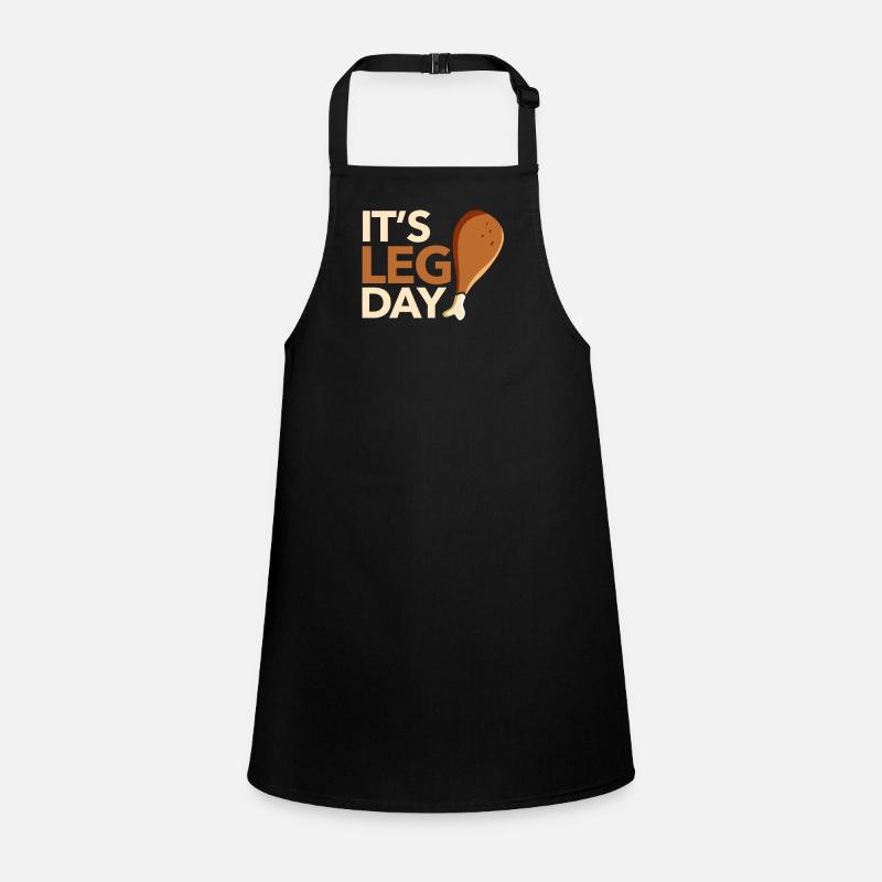 C’est le jour des jambes Fun Workout Turkey Tablier Enfant