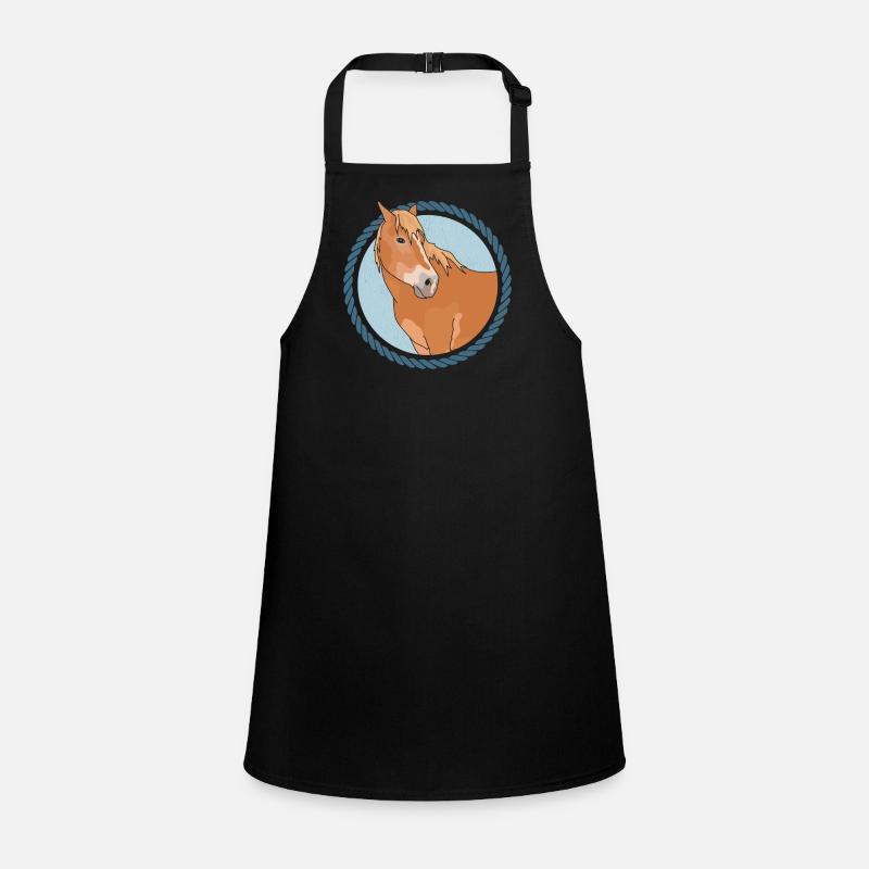 Haflinger Pferd Haffi Pferdebesitzer Geschenk Schürze für Kinder