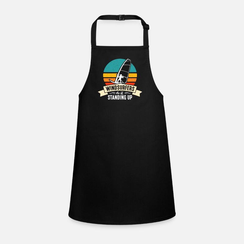 Windsurfing Windsurfers Do It Standing Up Surfing Children's Apron