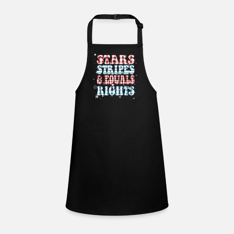 Star stripes and equality Children's Apron