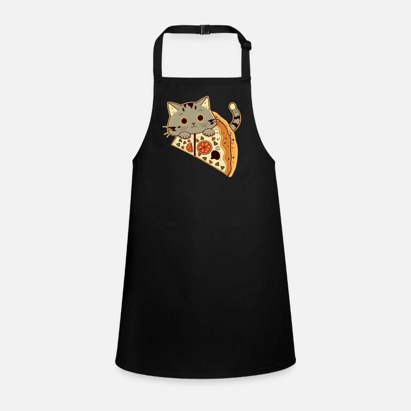 Pizza avec chat Tablier Enfant