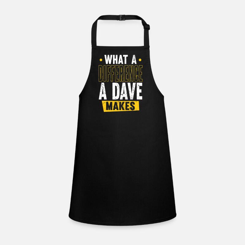 What A Difference A Dave Makes Children's Apron
