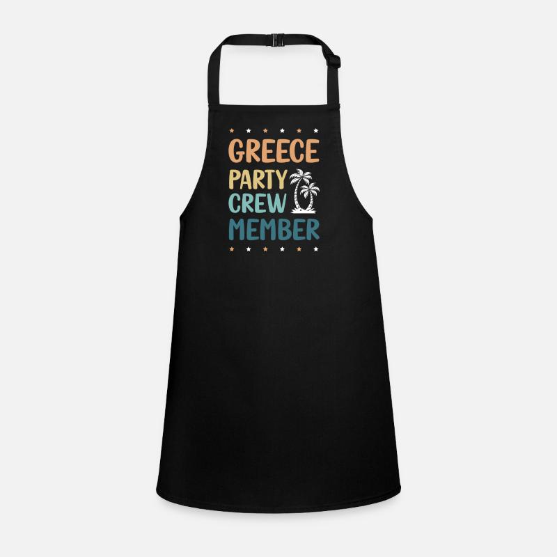 Greece Party Crew Children's Apron