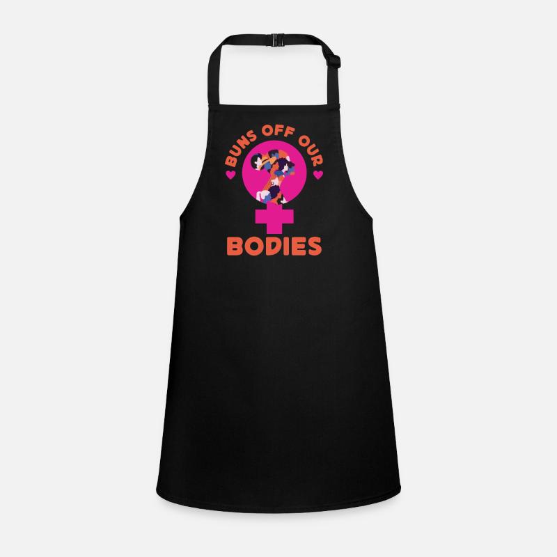 Feminist Bans Off Our Bodies Schürze für Kinder