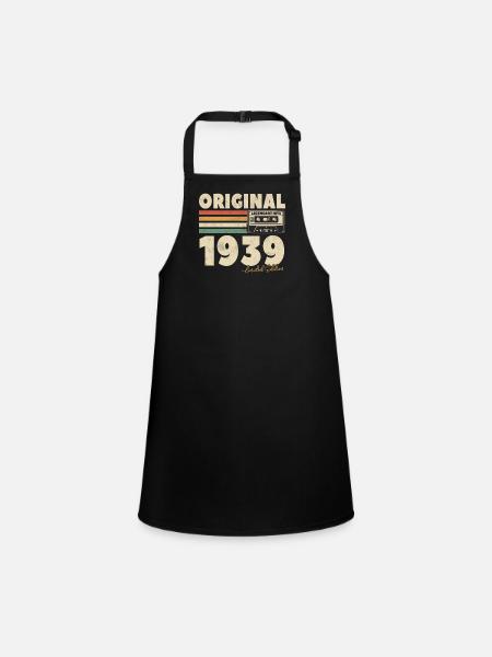 Legendary hits 1939 - 84 years - Children's Apron - black - Front