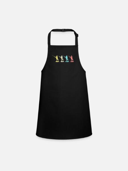 Wakeboarding - Children's Apron - black - Front